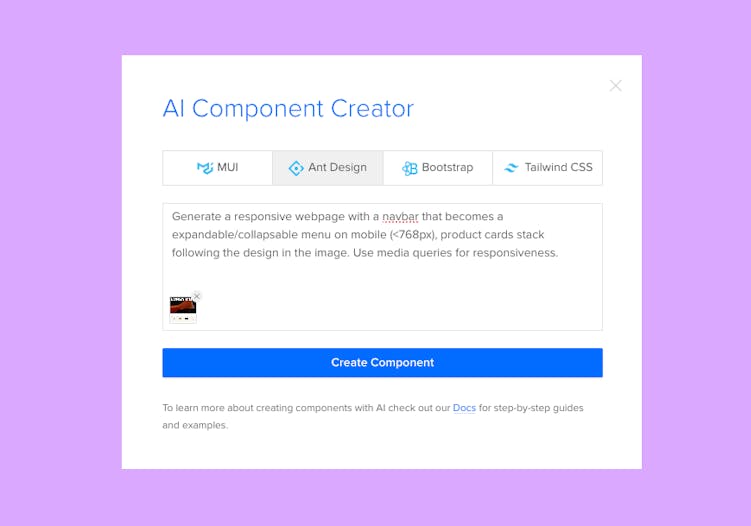 UXPin dashboard