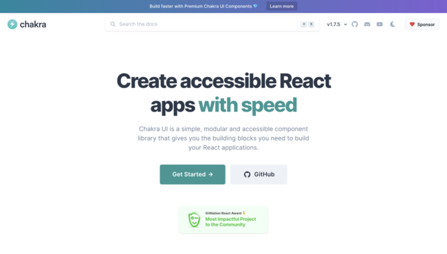 Chakra best UI React libraries uxpin